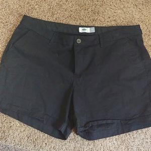 Black Chino Shorts